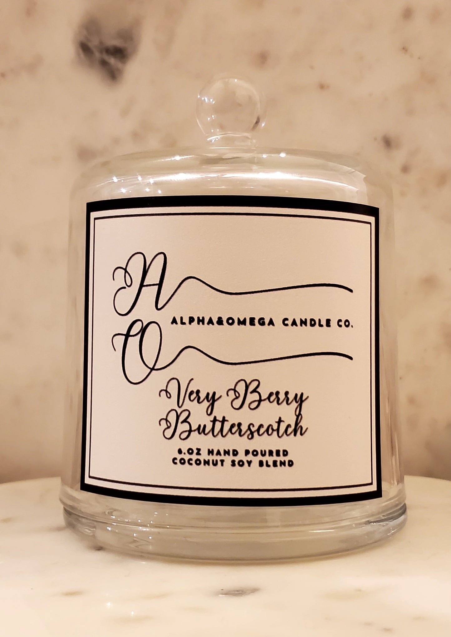 Very Berry Butterscotch 6oz Coconut Soy Blend