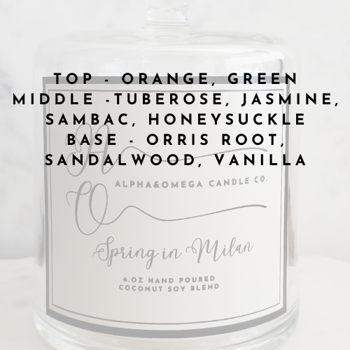 Spring In Milan 6 oz Coconut Soy Blend