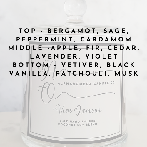 Vive L'amour 6 oz Coconut Soy Blend