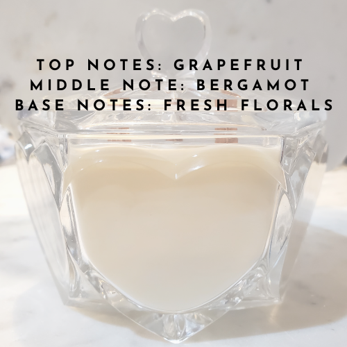 Limited Edition- Crystal Heart Candle In Joy