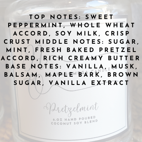 Pretzelmint 6 oz Coconut Soy Blend