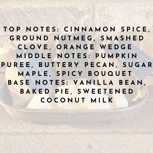 Smashed Pumpkin 2.5 oz Coconut Soy Blend Melts